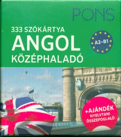 PONS Szókártyák - Angol középhaladó 333 Szó