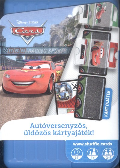 SHUFFLE: CARS - VERDÁK /AUTÓVERSENYZŐS, ÜLDÖZŐS KÁRTYAJÁTÉK!