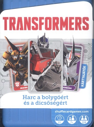 SHUFFLE: TRANSFORMERS /HARC A BOLYGÓÉRT ÉS A DICSŐSÉGÉRT - KÁRTYAJÁTÉK