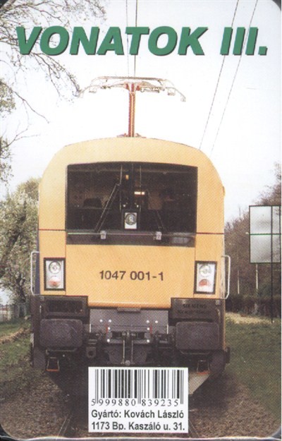 Vonatok III. /kártya