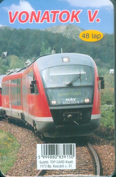 Vonatok V. - 48 lapos kártya