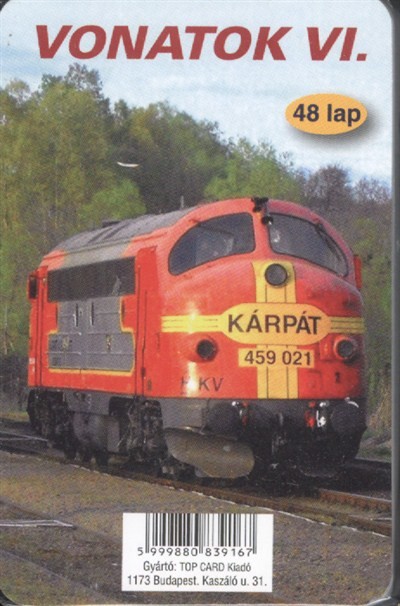 Vonatok VI. - 48 lapos kártya