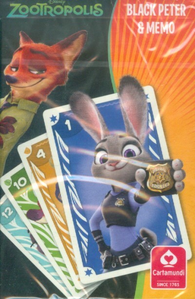 Zootropolis kártyajáték /Black Peter & Memo