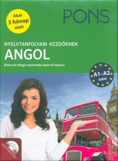 PONS Nyelvtanfolyam kezdőknek - Angol (könyv+CD+online) - Biztos és átfogó nyelvtudás lépésről lépésre