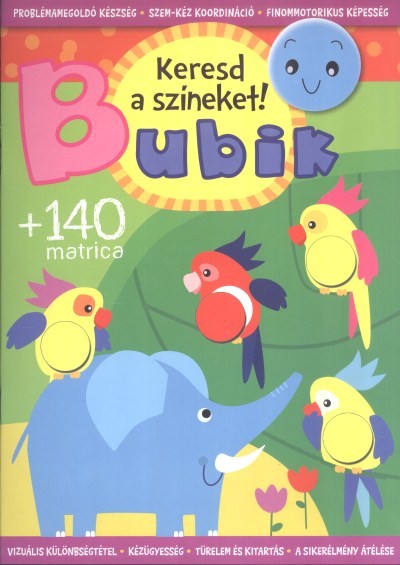 Keresd a színeket! /Bubik +140 matrica