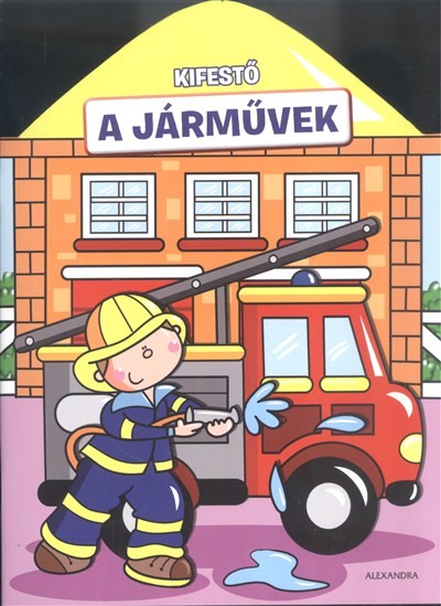 A járművek /Kifestő