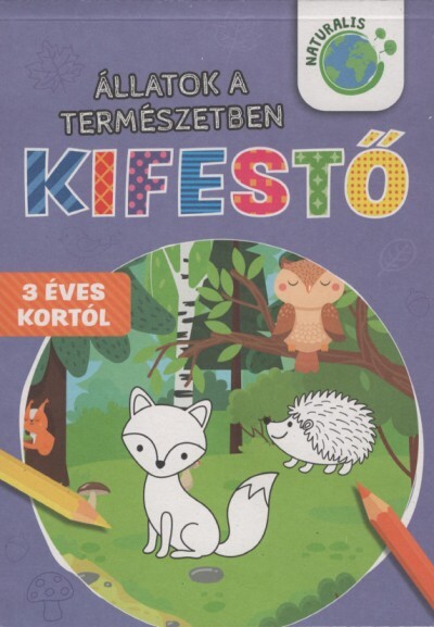 Állatok a természetben kifestő - 3 éves kortól