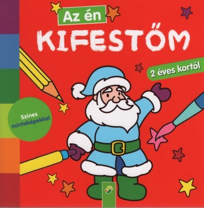 Az én kifestőm - Színes mintaoldallal 2 éves kortól (piros)