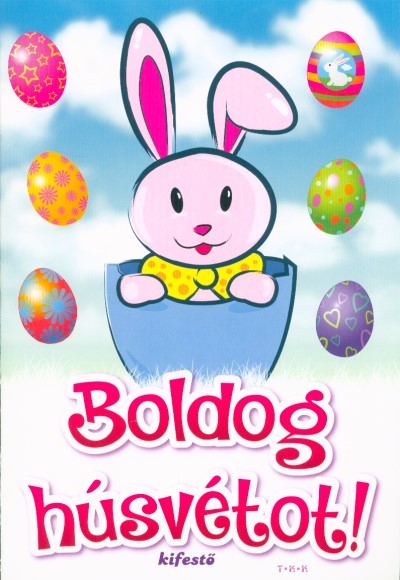 Boldog húsvétot! - kifestő §H