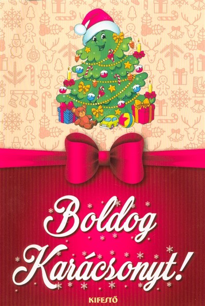 Boldog karácsonyt! - Kifestő §K