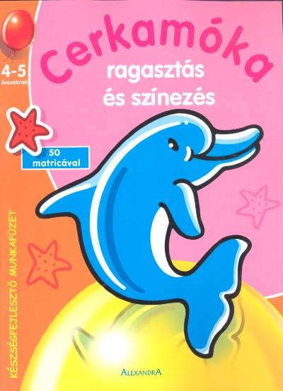 Cerkamóka /Ragasztás és színezés 4-5 éveseknek (narancs)