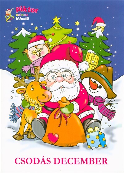 Csodás december /Piktor színes kifestő §K