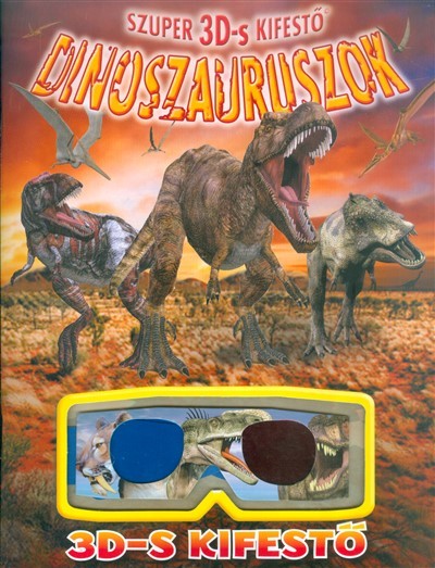 Dinoszauruszok /Szuper 3d-s kifestő