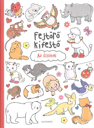 Fejtörő kifestő: Az állatok