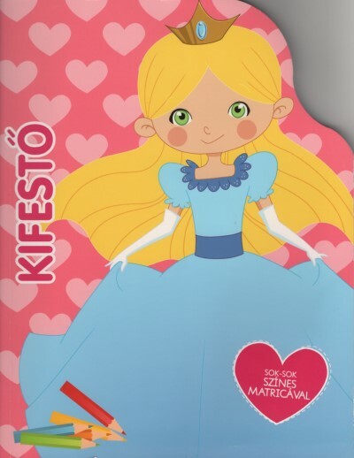 Kifestő - Sok-sok színes matricával (hercegnős)