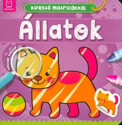 Kifestő matricákkal - Állatok