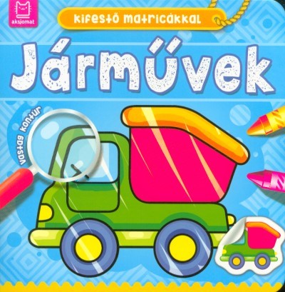 Kifestő matricákkal - Járművek