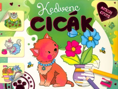 Matricás kifestő - Kedvenc cicák