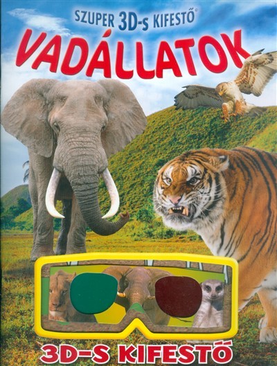 Vadállatok /Szuper 3D-s kifestő