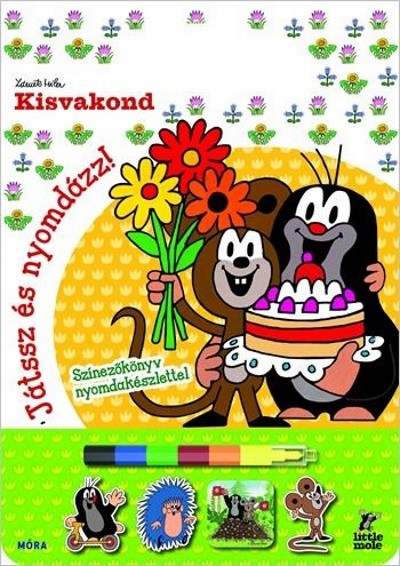 KISVAKOND - JÁTSSZ ÉS NYOMDÁZZ! /SZÍNEZŐKÖNYV NYOMDAKÉSZLETTEL