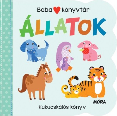 Babakönyvtár - Állatok - Kukucskálós könyv