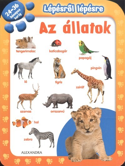 LÉPÉSRŐL LÉPÉSRE: AZ ÁLLATOK /24-36 HÓNAPOS KORIG