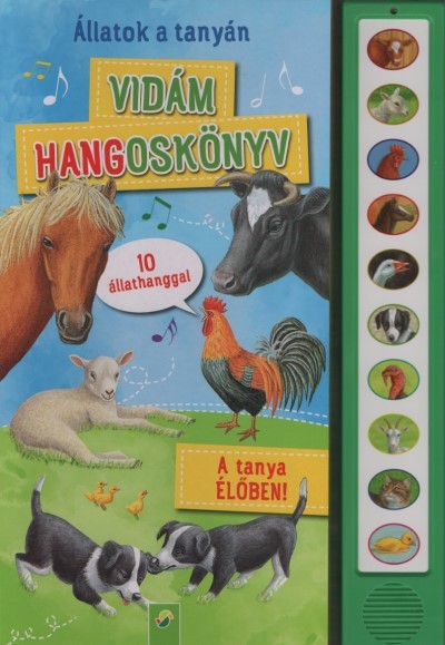 Vidám hangoskönyv: Állatok a tanyán - 10 állathanggal