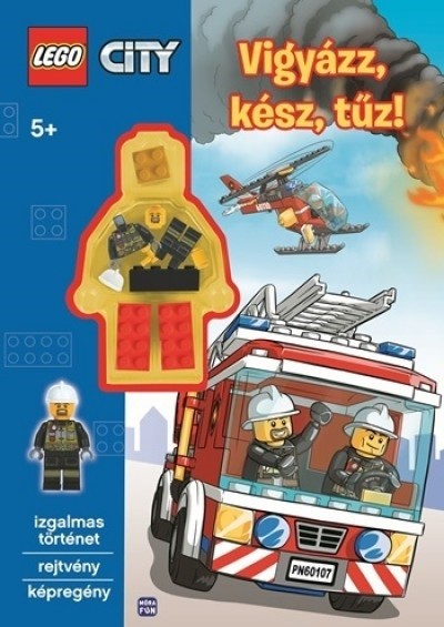 Lego City: Vigyázz, kész, tűz! /Izgalmas történet, rejtvény, képregény