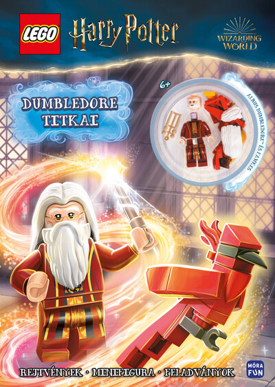 Lego Harry Potter - Dumbledore titkai - Foglalkoztatókönyv ajándék Albus Dumbeldore professzor és Fawkes minifigurával! - Lego Harry Potter