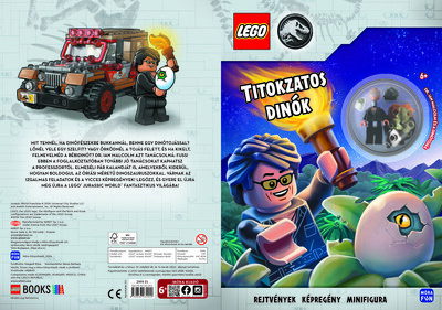 LEGO Jurassic World: Titokzatos dinók - Dr. Ian Malcom és a dinótojás minifigurával