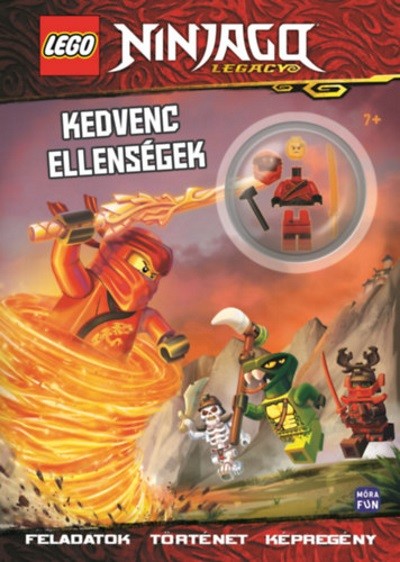 Lego Ninjago: Kedvenc ellenségek /Feladatok - történet- képregény - Kai minifigurával