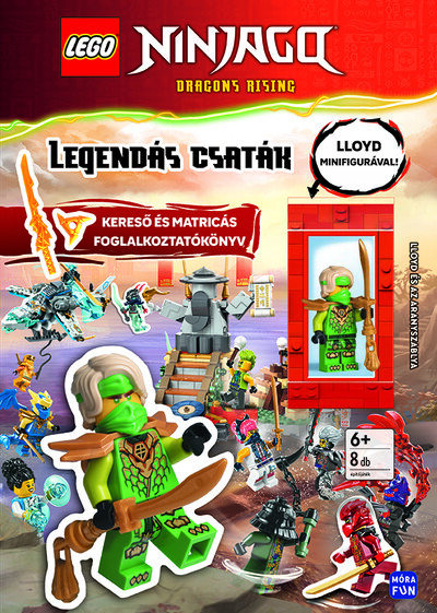 Lego Ninjago: Legendás csaták - Kereső- és matricás foglalkoztatókönyv