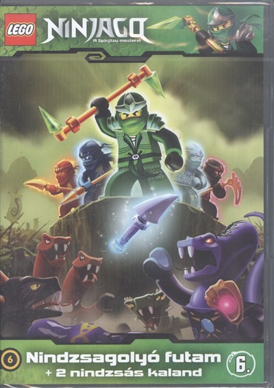 LEGO NINJAGO 6. DVD /NINDZSAGOLYÓ FUTAM + 2 NINDZSÁS KALAND