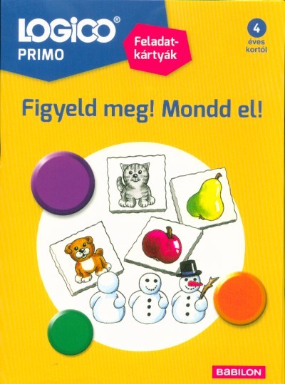 Logico Primo: Figyeld meg! Mondd el! /Feladatkártyák