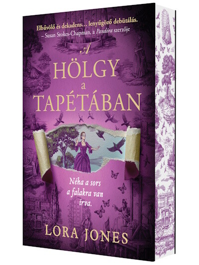 A hölgy a tapétában (éldekorált)