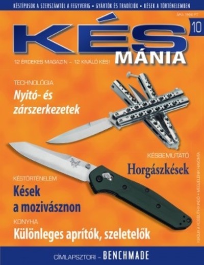 Késmánia 10. /Horgászkés, filéző pengével