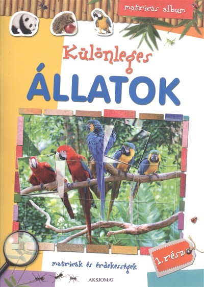 Különleges állatok 1. /Matricás album