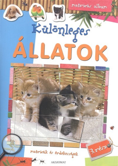 Különleges állatok 3. /Matricás album