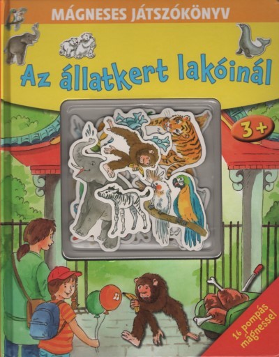 Az állatkert lakóinál - Mágneses játszókönyv