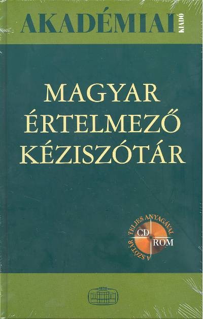 MAGYAR ÉRTELMEZŐ KÉZISZÓTÁR /KARTONÁLT + NET