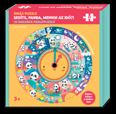 Segíts, Panda, mennyi az idő?! - Óriás puzzle