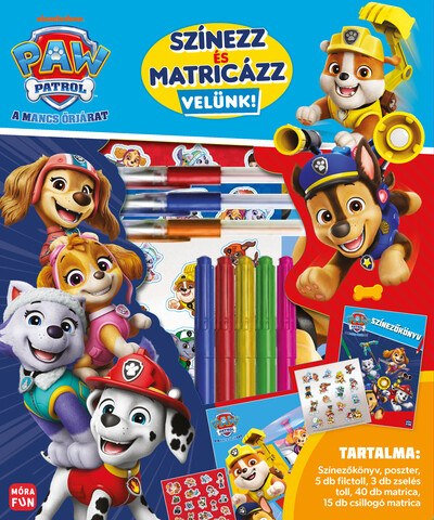 Mancs Őrjárat - Színezz és matricázz velünk!