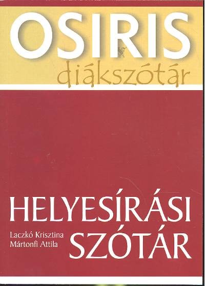 Helyesírási szótár /Osiris diákszótár 1.