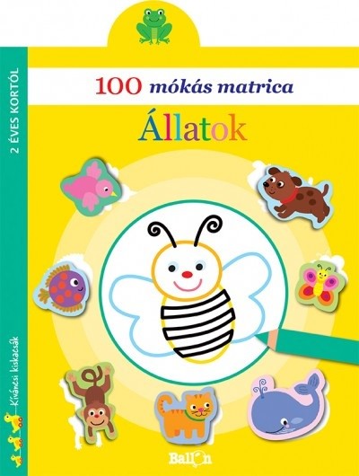 100 mókás matrica - Állatok