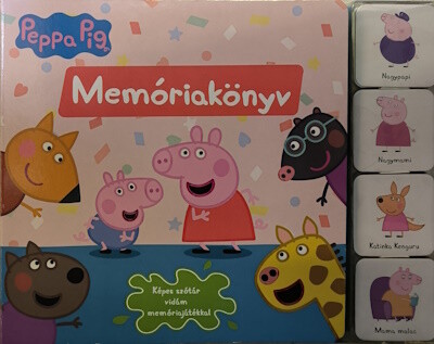 Peppa Malac: Memóriakönyv - 40 memóriakártyával