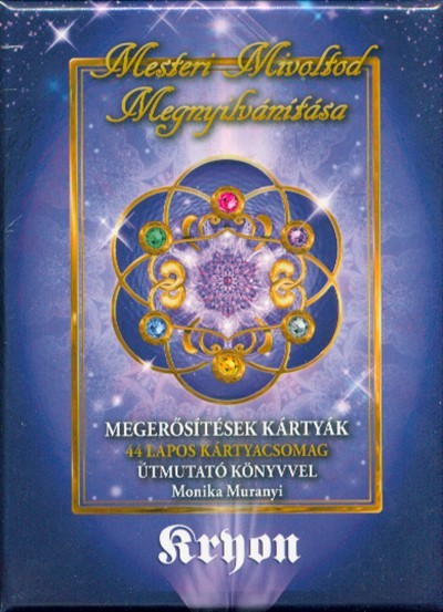 Kryon: Mesteri mivoltod megnyilvánítása könyv - megerősítések kártyák /44 lapos kártyacsomag