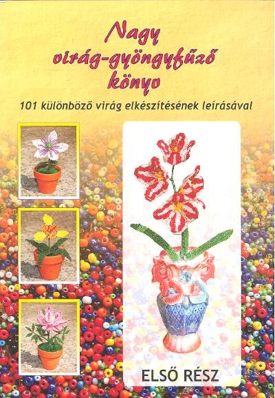 NAGY VIRÁG-GYÖNGYFŰZŐ KÖNYV /ELSŐ RÉSZ