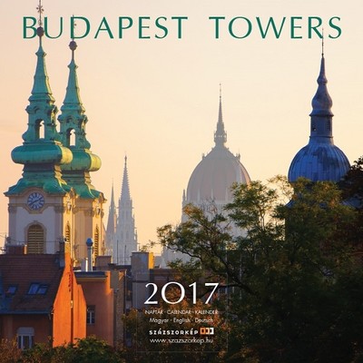 BUDAPEST TOWERS 2017. NAPTÁR /3 NYELVŰ
