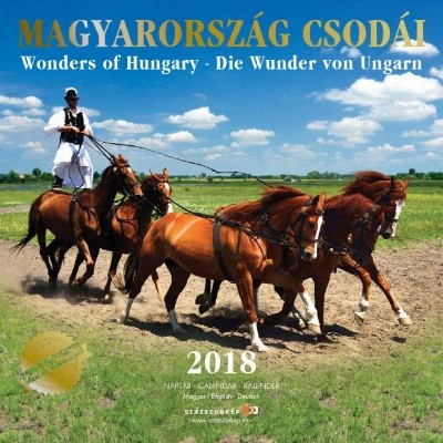 MAGYARORSZÁG CSODÁI 2018 - 3 NYELVŰ /NAPTÁR