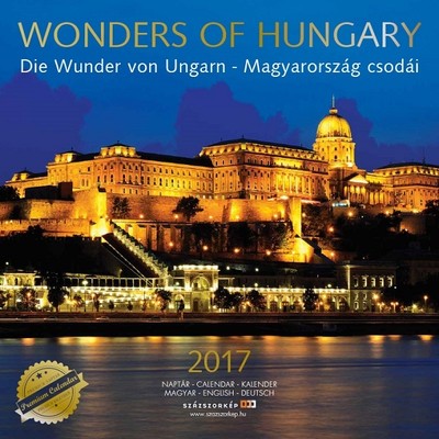 WONDERS OF HUNGARY 2017. NAPTÁR /3 NYELVŰ